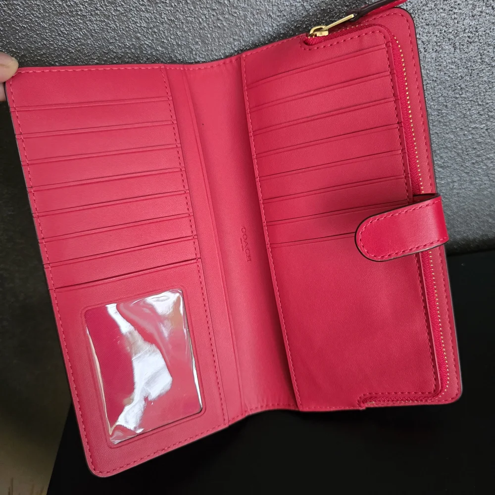 Coach Red Women's Wallet - Picture 10 of 12